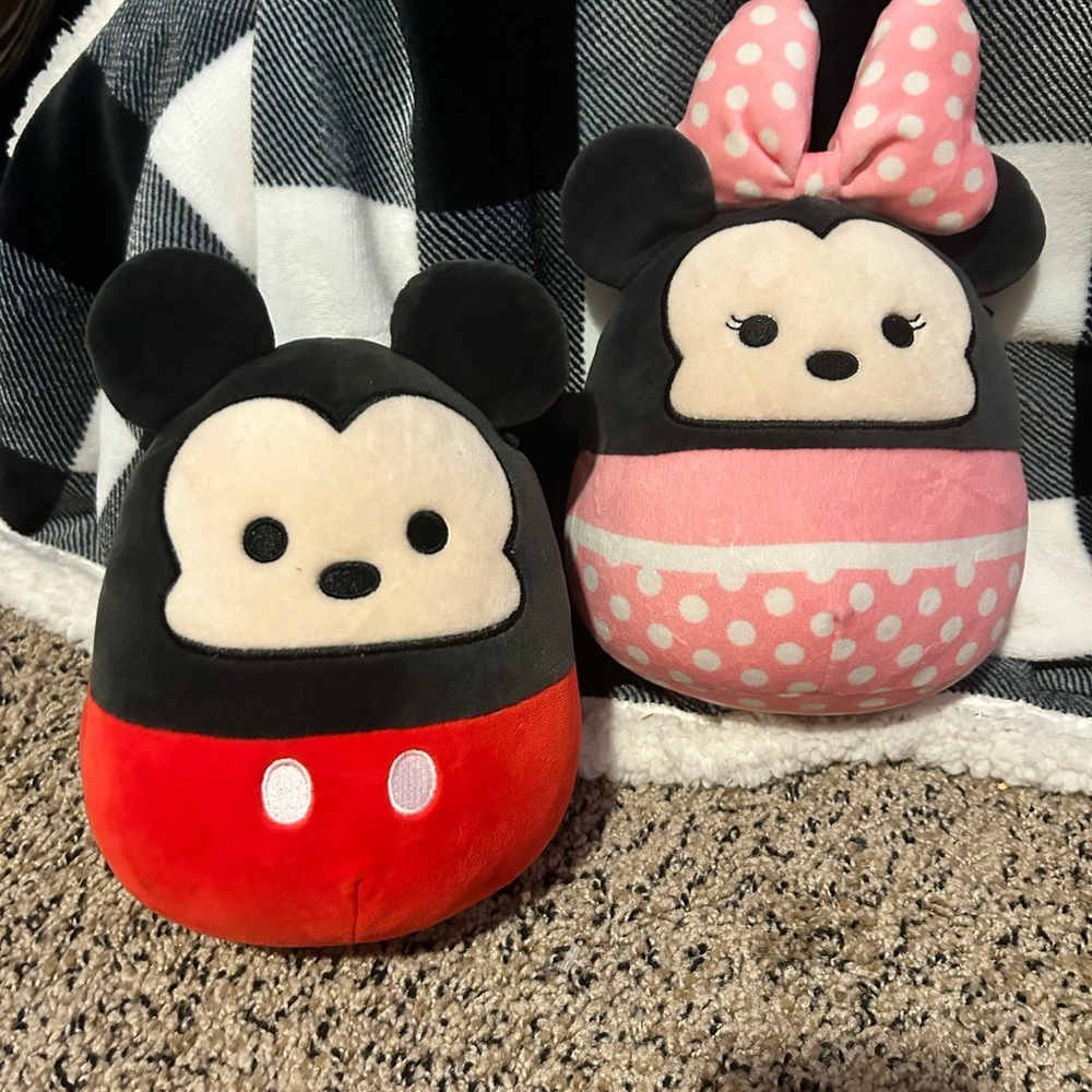 50%offw❤️ 8” Mickey Minnie Mouse Toy Disney Disneyland Squishmallow calibration